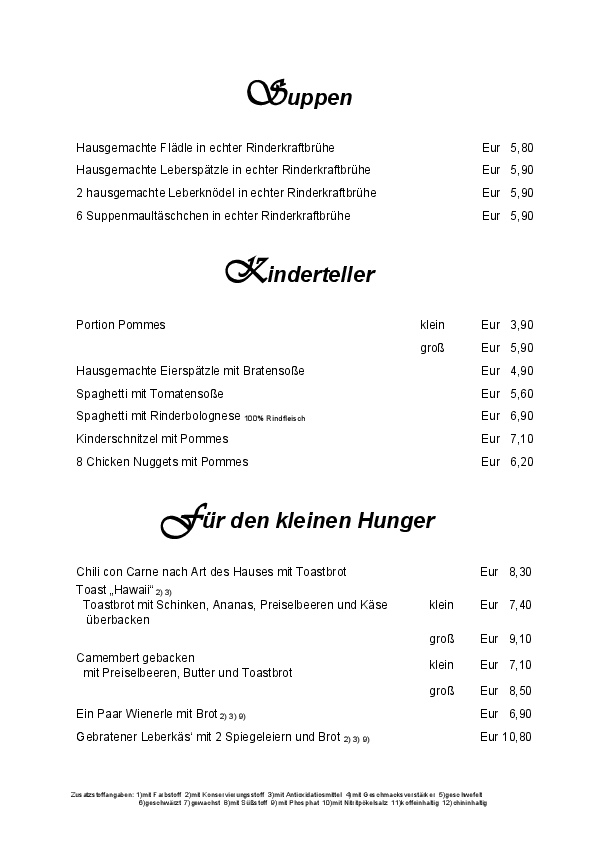 Suppe, Kinderteller, kleiner Hunger